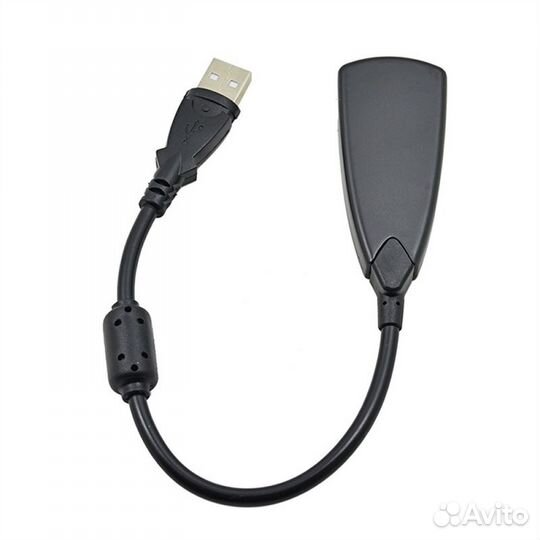 Внешняя USB звуковая карта на проводе