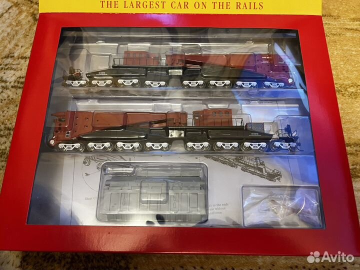 Модель 32-осной ж/д платформы с грузом 380 тонн