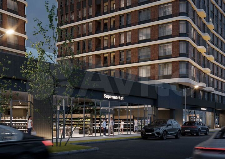 1-к. квартира, 67,4 м², 20/24 эт.