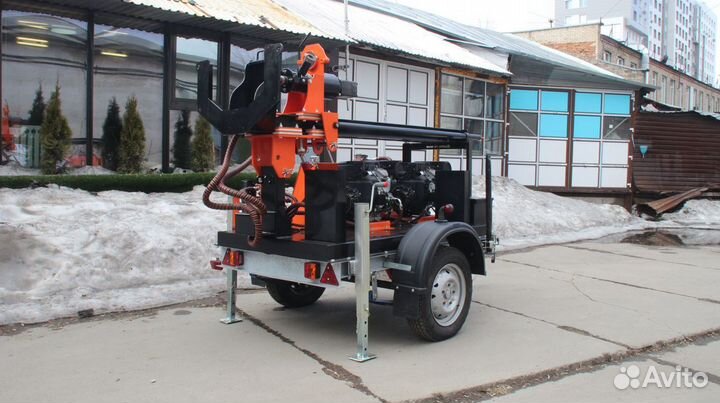 Буровая установка гбу 48Л на прицепе