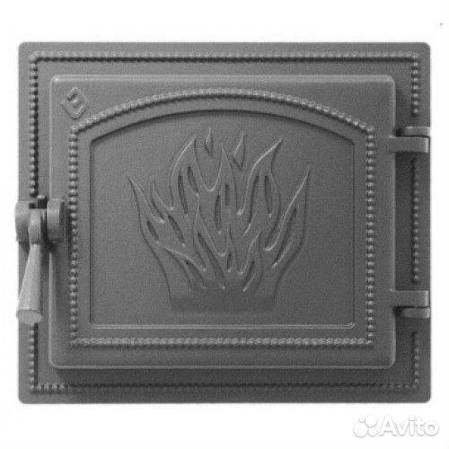 Дверка везувий каминная 261 (Антрацит)