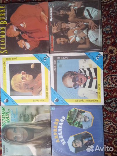 Виниловые пластинки рок