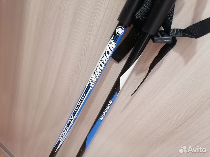 Лыжи беговые, палки для лыж