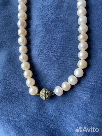 Бусы из натурального жемчуга