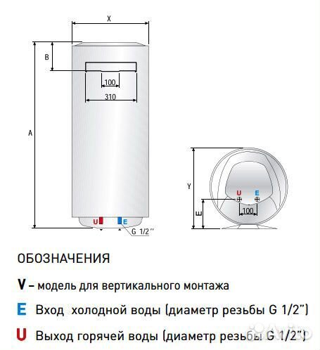 Водонагреватель Ariston ABS PRO 1 R 50V slim