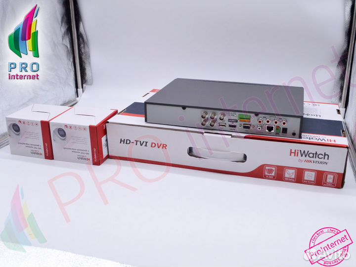 Камеры HiWatch 5MP купольные с регистратором