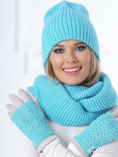 Комплект шапка и шарф