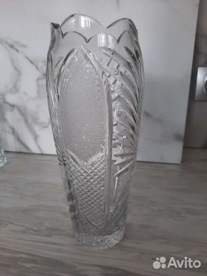 Большая хрустальная ваза СССР
