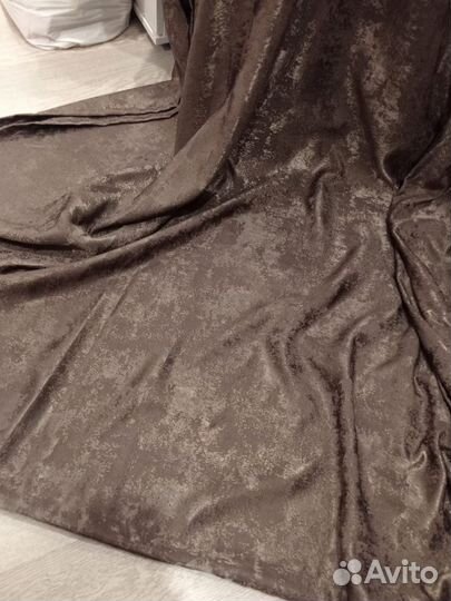 Шторы 300*250 коричневый мрамор