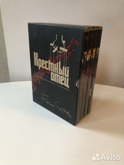 Коллекция фильмов DVD Крестный Отец (4 диска)