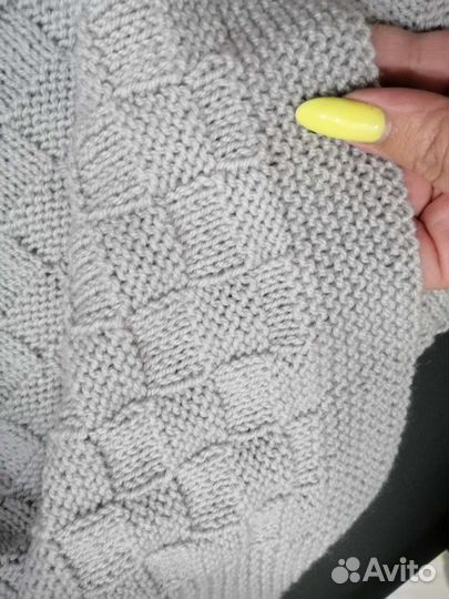 Плед детский вязаный ручная работа