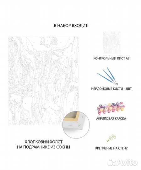 Картина по номерам новая 40*50
