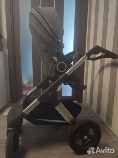 Коляска stokke trailz 2 в 1 + зимний кит stokke