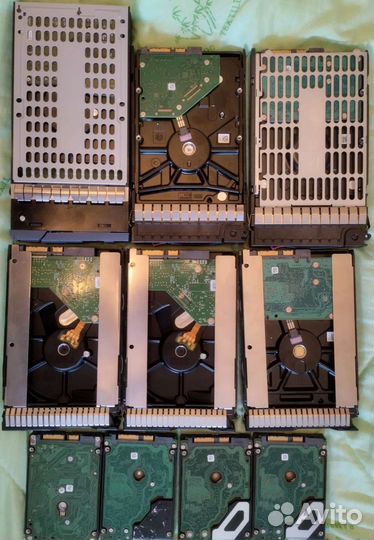 Серверные жёсткие диски for Gen8, Gen9, Gen10