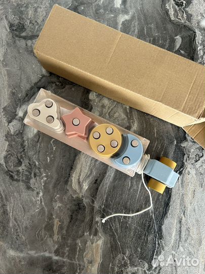 Игрушка сортер деревянный для новорожденного