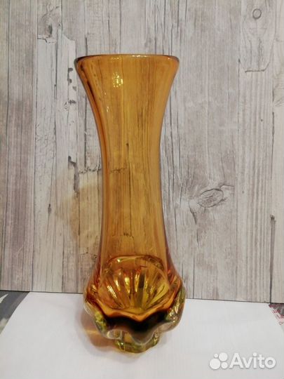 Ваза хрустальная и керамическая