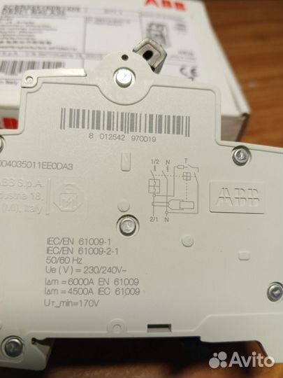 Дифференциальный автомат abb 32а