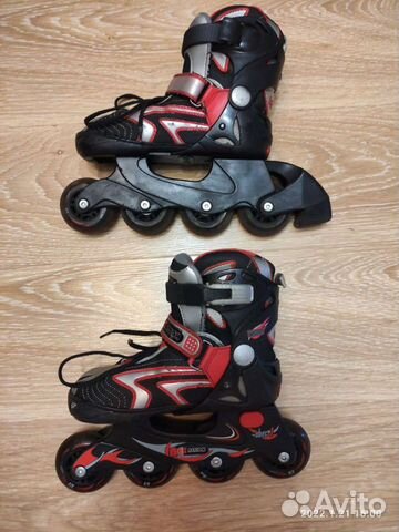 Роликовые коньки Reaction вместе со всей защитой