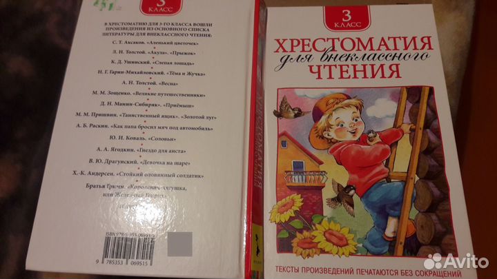 Книга для внеклассного чтения 3 кл