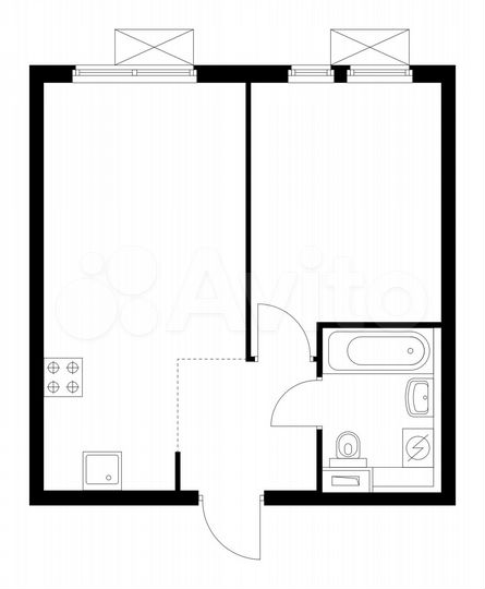 1-к. квартира, 36,1 м², 13/33 эт.