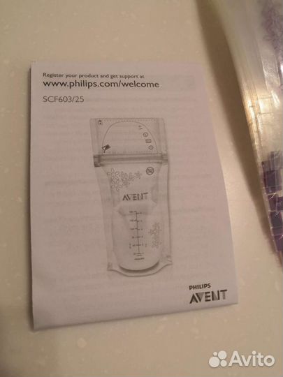 Пакеты для сбора и хранения грудного молока Avent