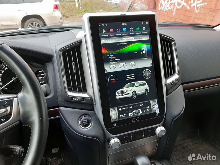 Android магнитола Tesla для Toyota LC200 2016-21 H