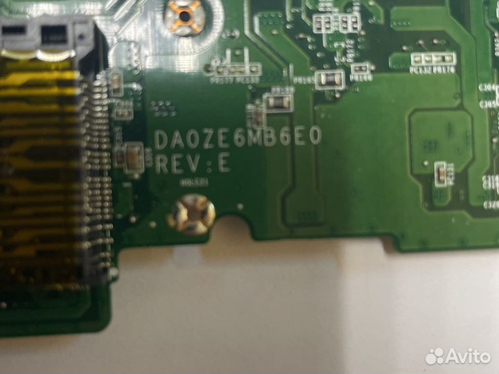 Материнская плата da0ze6mb6e0