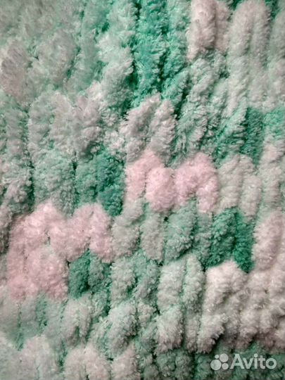 Плед детский вязаный