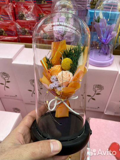 Цветок в колбе