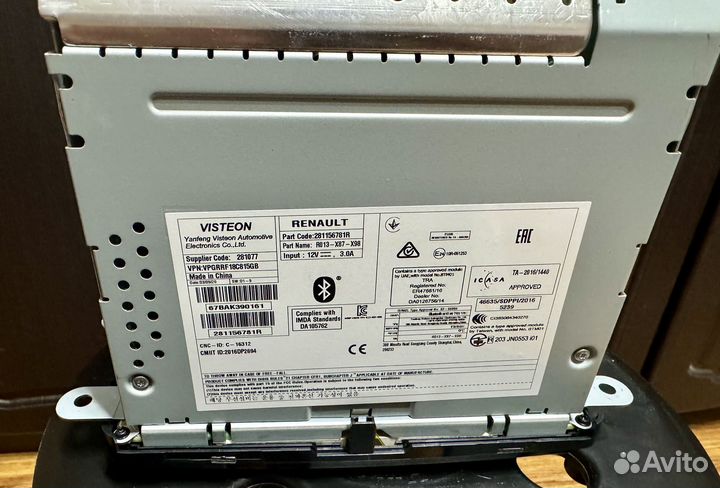 Штатная магнитола Рено Каптюр