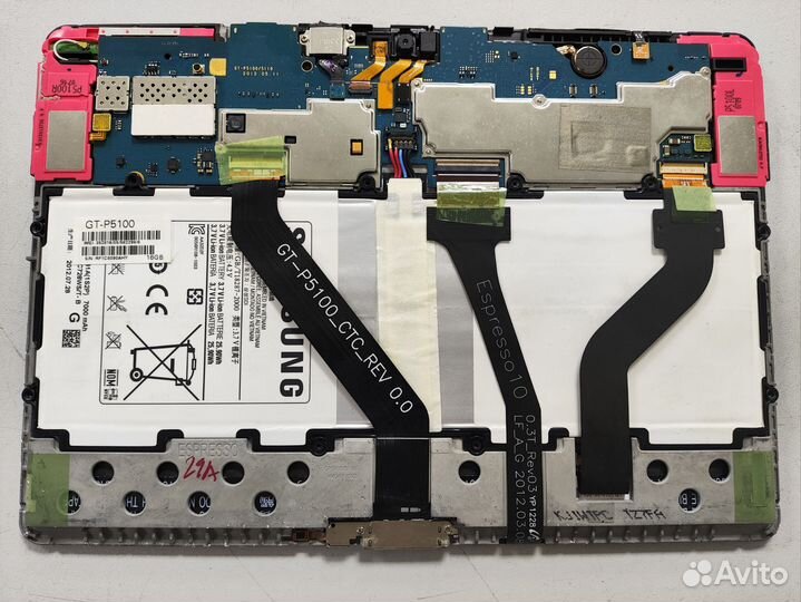 Планшет Samsung Galaxy Tab 2 P5100 на запчасти