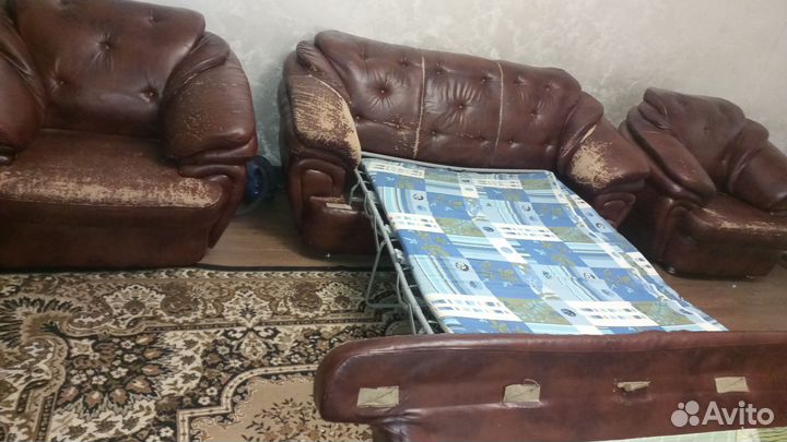 Диван и 2 кресла