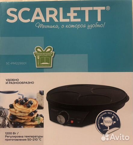 Блинница электрическая Scarlett