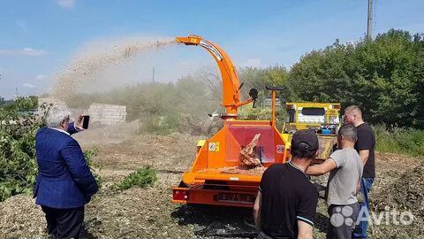 Измельчение веток,деревьев до 20 см в диаметре