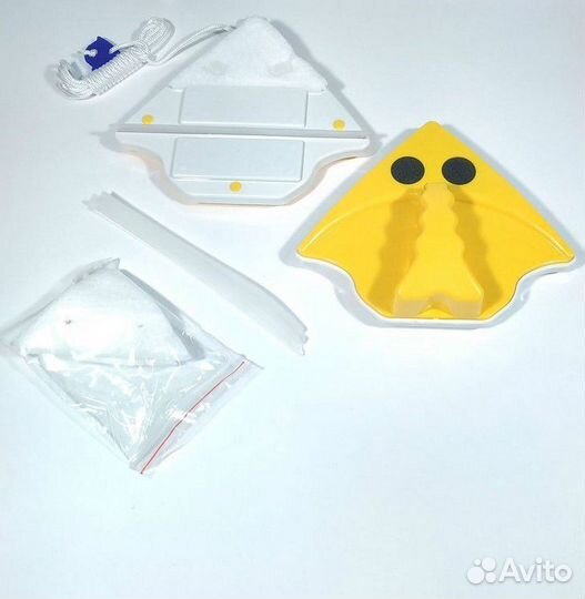 Угловая магнитная щетка для мытья окон