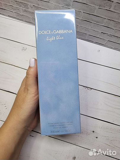 Dolce gabbana light blue лосьон для тела