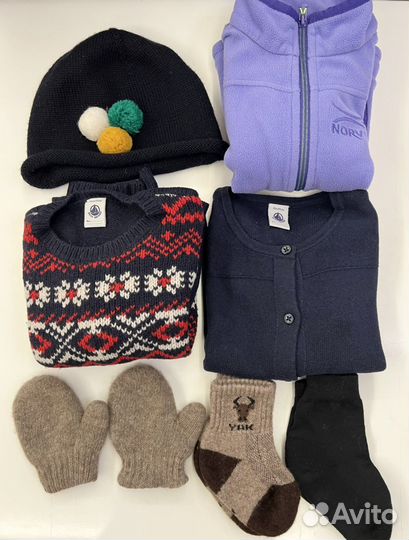 Цена за всё Кофты, носки Petit Bateau, Norveg, 3г
