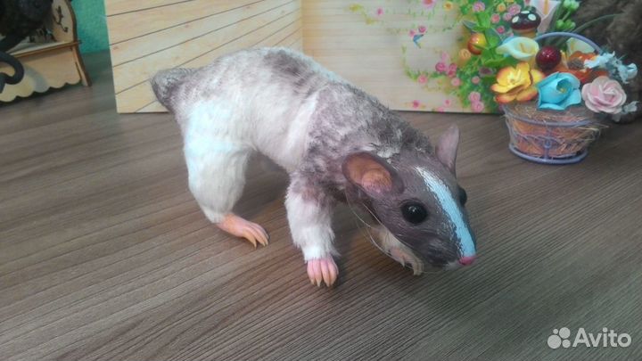 Крыса интерьерная игрушка