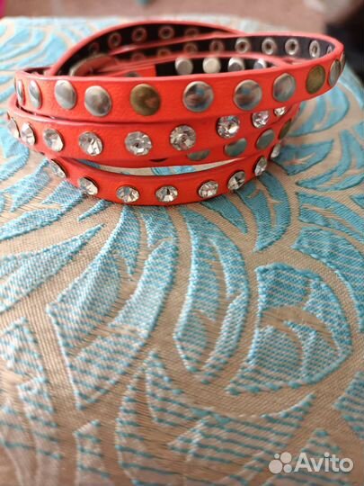 Набор бижутерии, колье, браслет, серьги клипсы