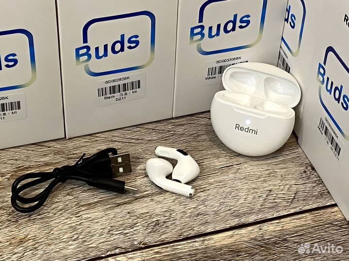 Наушники Redmi Buds новые беспроводные (white)