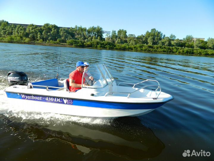 Новый катер Wyatboat 430DC тримаран в наличии