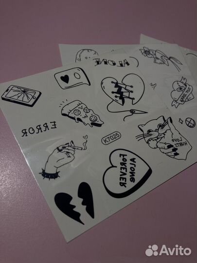 Временные переводные татуировки