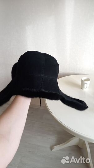 Меховая мужская норкавая ушанка