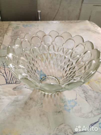 Фруктовница стекло СССР