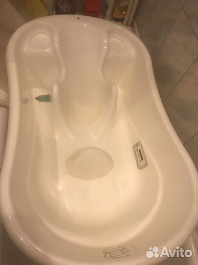 Ванночка для купания с горкой