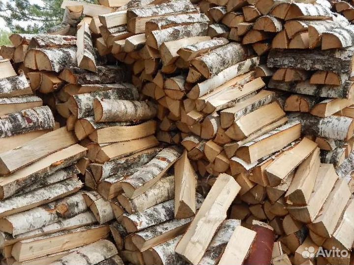 Дрова березовые колотые