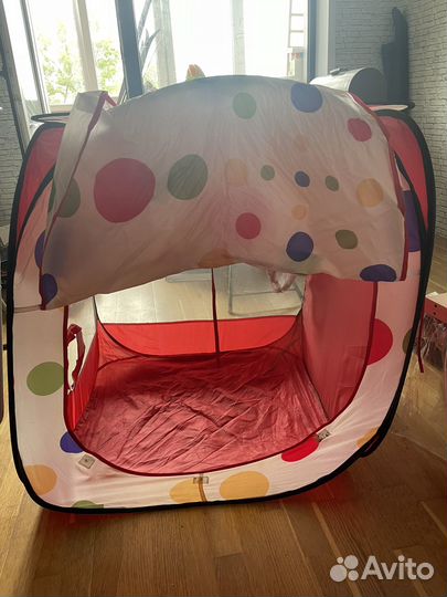 Детская палатка - домик с шариками