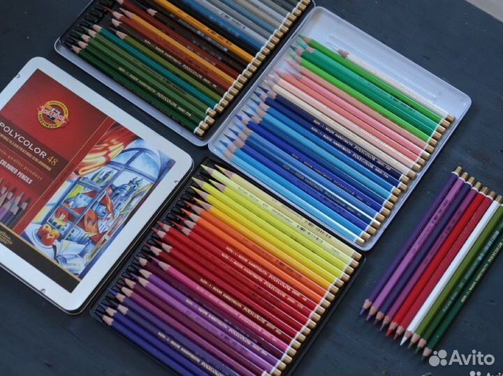 Карандаши цветные Koh-i-noor Polycolor 79 штук