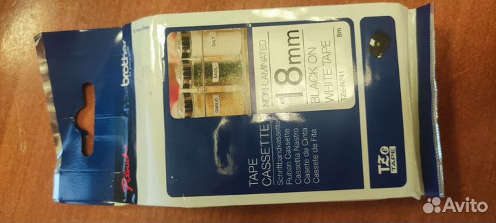 Картридж Brother TZe-N241, 18мм