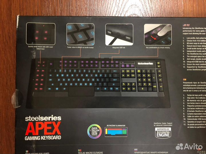 Игровая Клавиатура steelseries apex